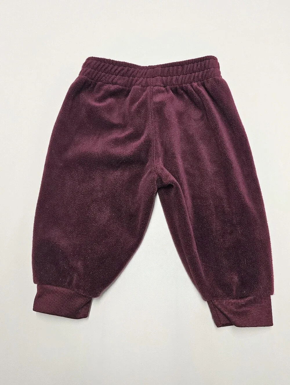 Nike Charming Fleece-Velour Plush Zip Jogger Tracksuit Burgundy/Maroon (6 month)